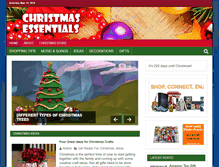 Tablet Screenshot of christmasessentials.net